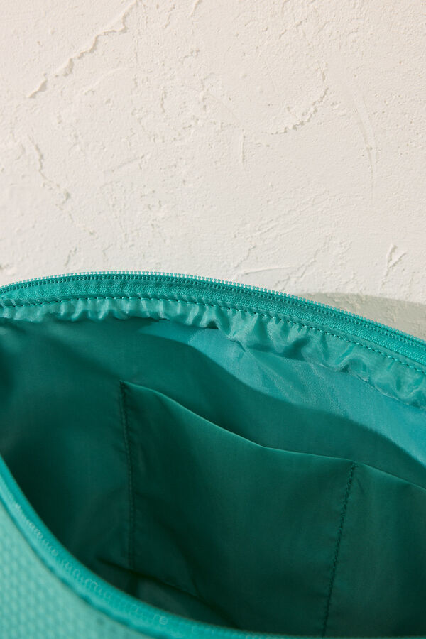 Womensecret Neceser de neopreno verde mediano  verde