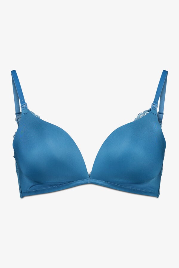 Women'secret Brasier de premamá CHARMING de microfibra verde verde