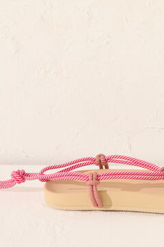 Womensecret Chanclas con tirantes 100% humectables estampado
