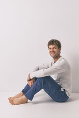 Women'secret pijama larga gris