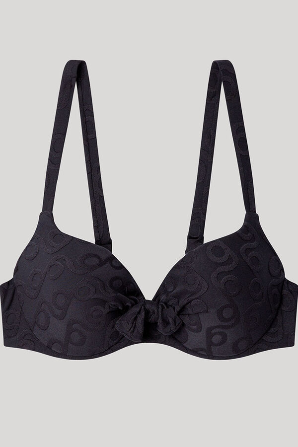 Gisela Top bikini capacidad print geométrico negro negro
