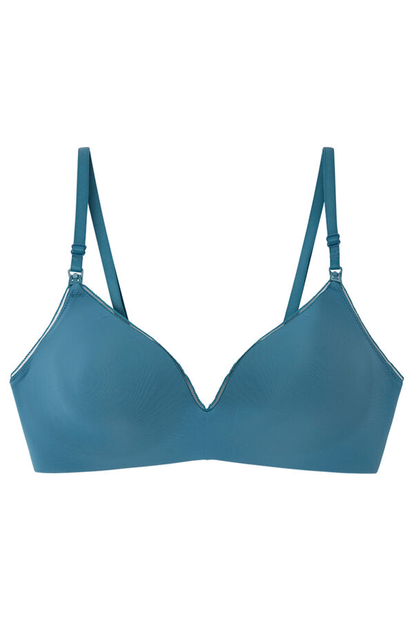 Womensecret LOVELY Brasier 'maternity' microfibra azul azul