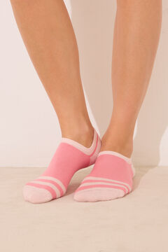Womensecret Pack de 3 calcetines invisibles estampado