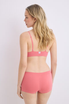 Womensecret Braga bóxer seamless rosa rosa