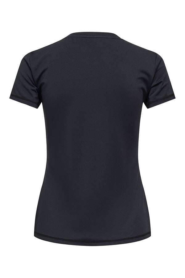 Only Play Playera de entrenamiento negro