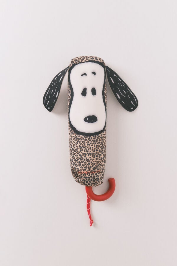 Women'secret Paraguas con estampado animal de Snoopy estampado