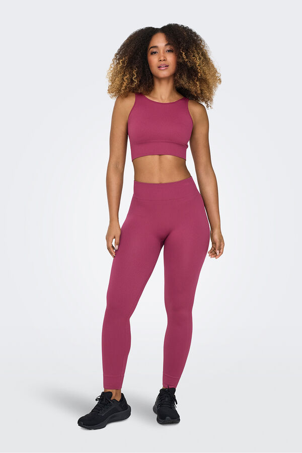 Only Play Brasier deportivo sin costuras morado/lila