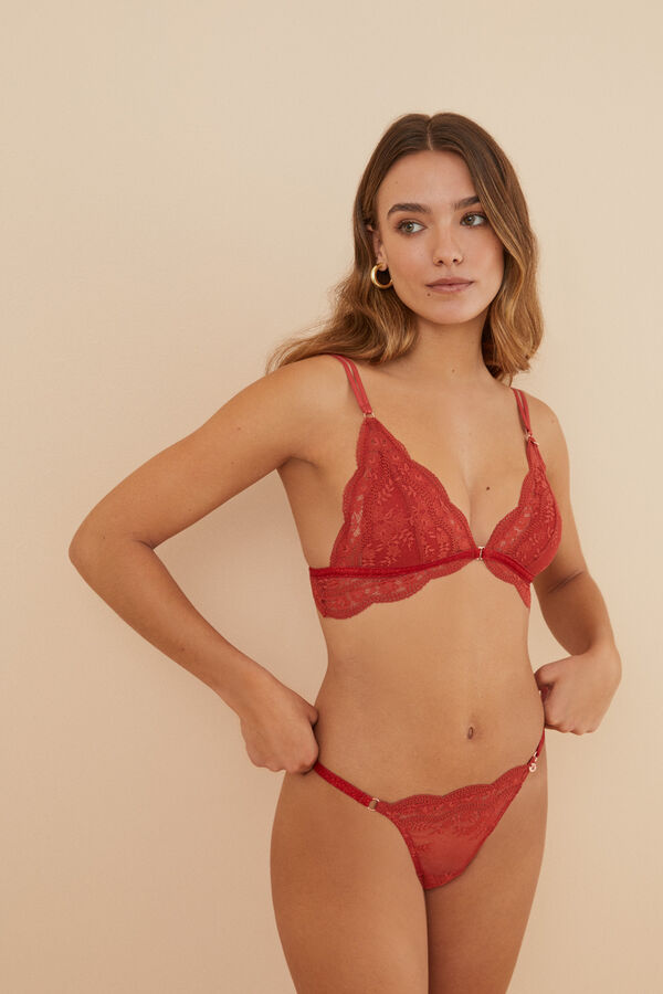 Womensecret Panty brasileño La Vecina Rubia naranja