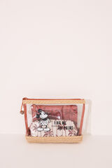 Womensecret Pack de 3 neceseres con estampado de Mickey Mouse estampado