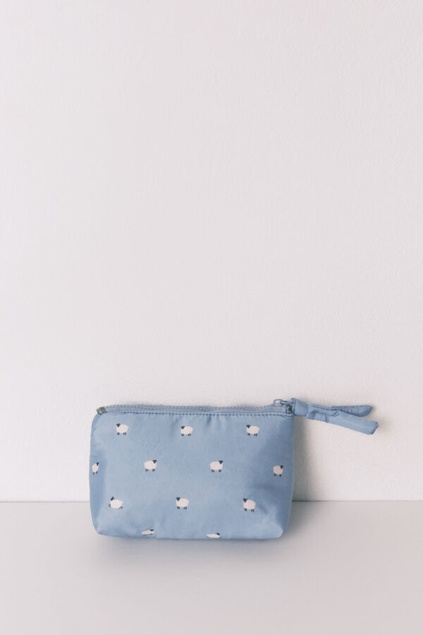 Women'secret Neceser peque&ntilde;o cremallera ovejas azul