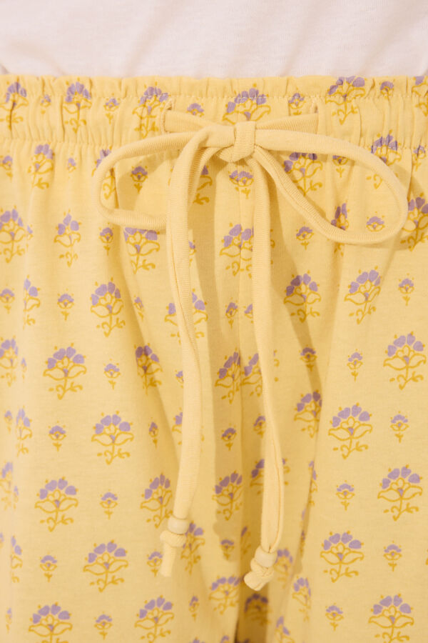 Womensecret Pijama corta 100% algodón con estampado "Holly Hobbie" marfil