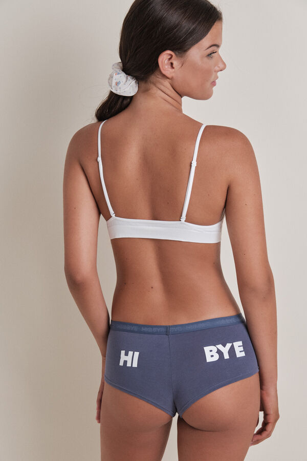 Womensecret Brasier triangular blanco sin costuras  blanco