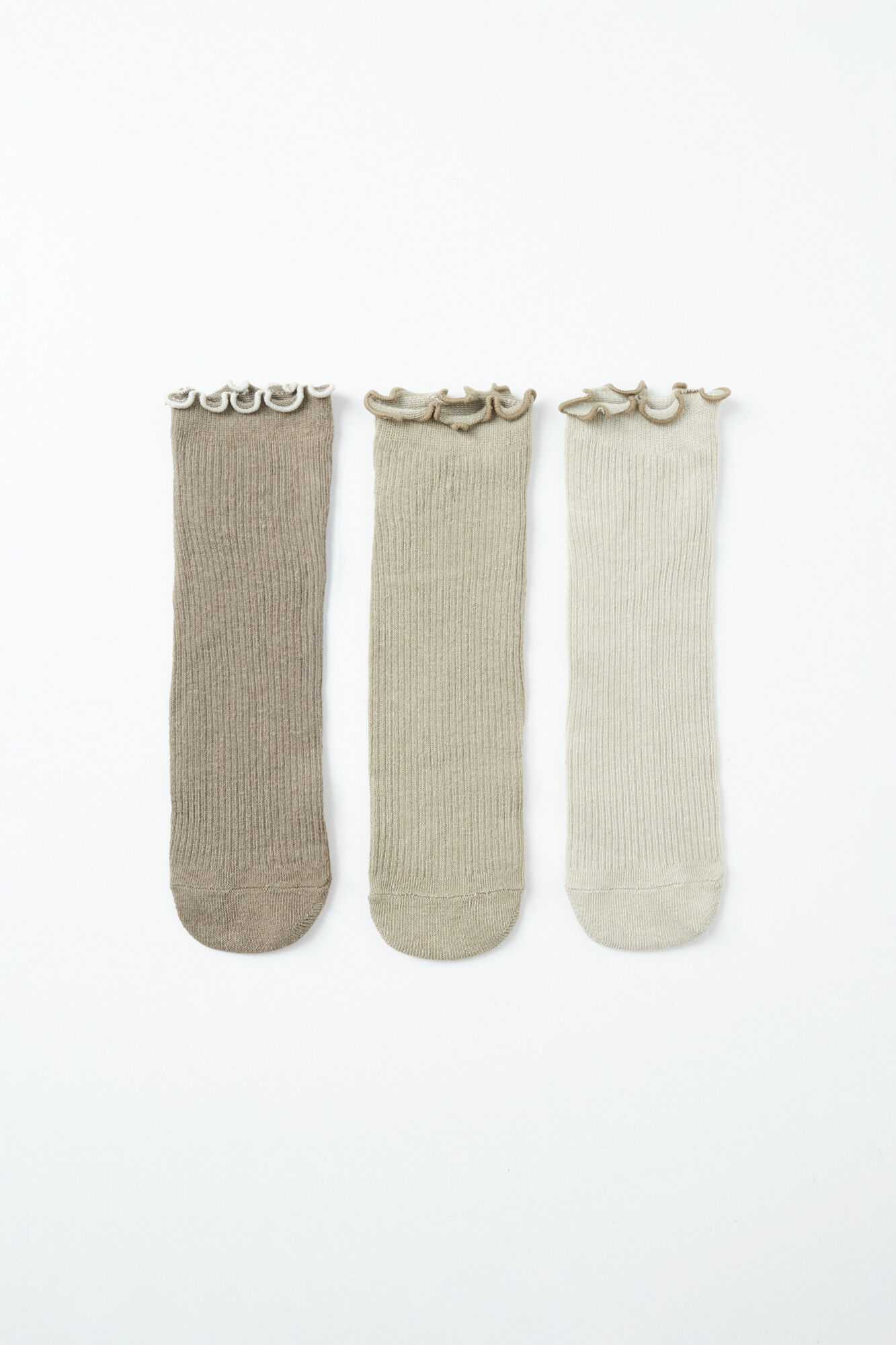 Women'secret Pack 3 calcetines cortos verdes