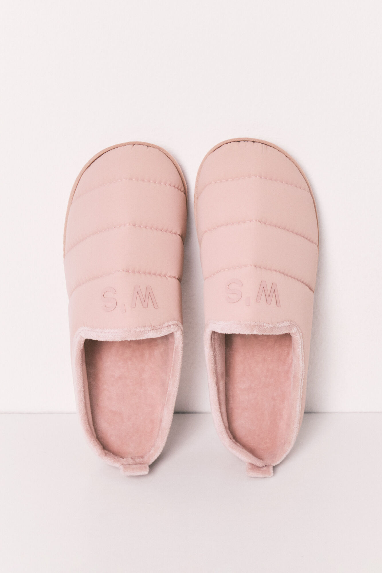 Women'secret Pantuflas acolchadas rosa