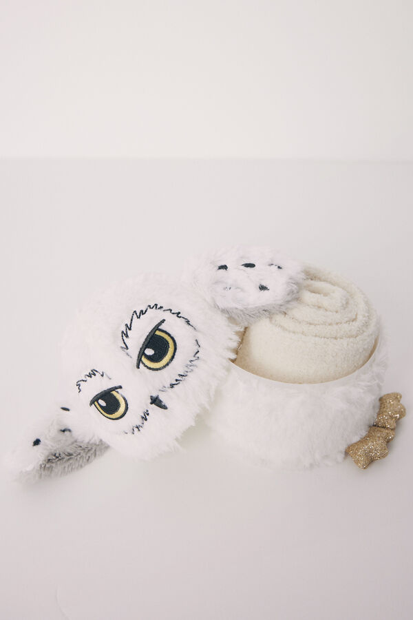 Womensecret Calcetines Hedwig tricot blanco   blanco