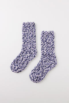 Womensecret Calcetines largos pelo azul azul