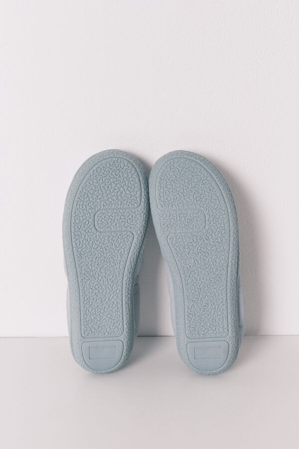 Women'secret Pantuflas mocas&iacute;n azul azul