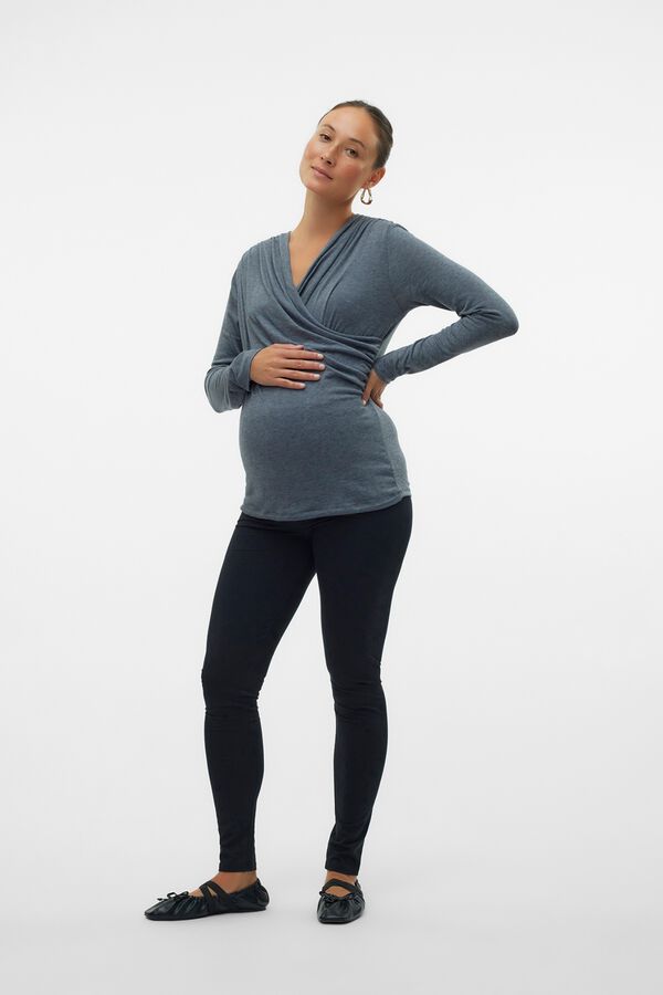 Mamalicious Pack 2 Leggins largos Maternity negro