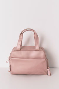 Women'secret Neceser grande de goma rosa metalizada