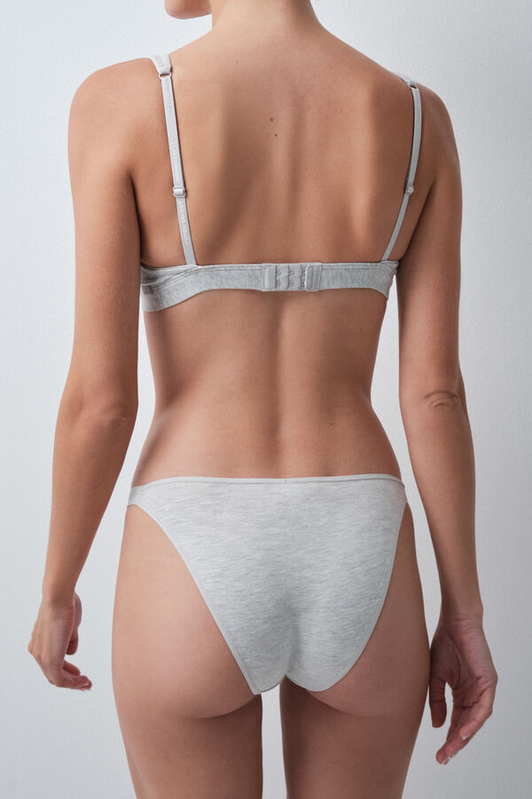Women'secret Pack 3 bragas cl&aacute;sicas algod&oacute;n mix logo blanco