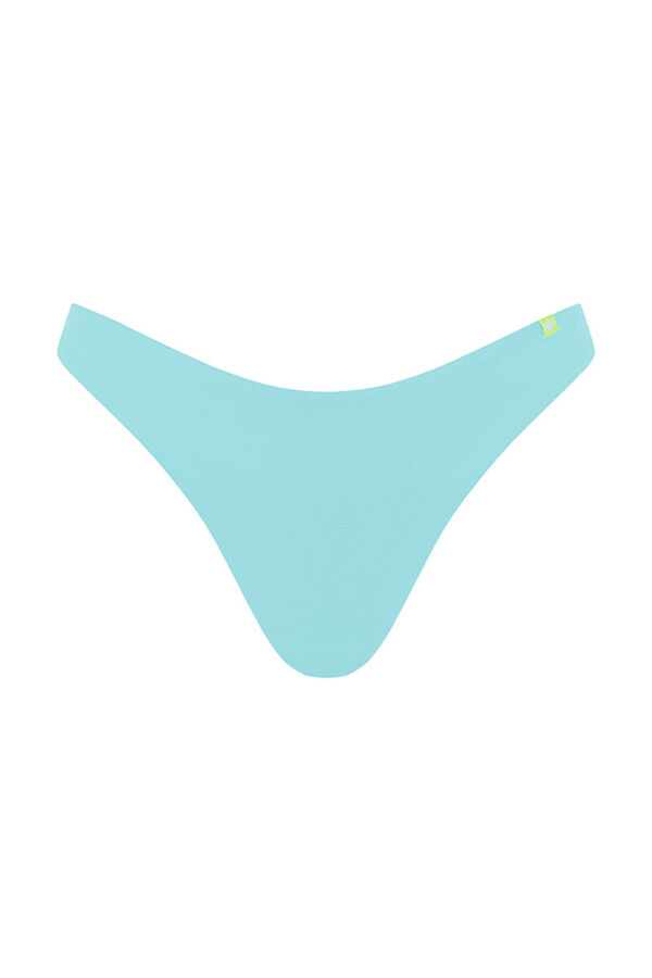 Womensecret Panty bikini brasileña fruncida turquesa turquesa