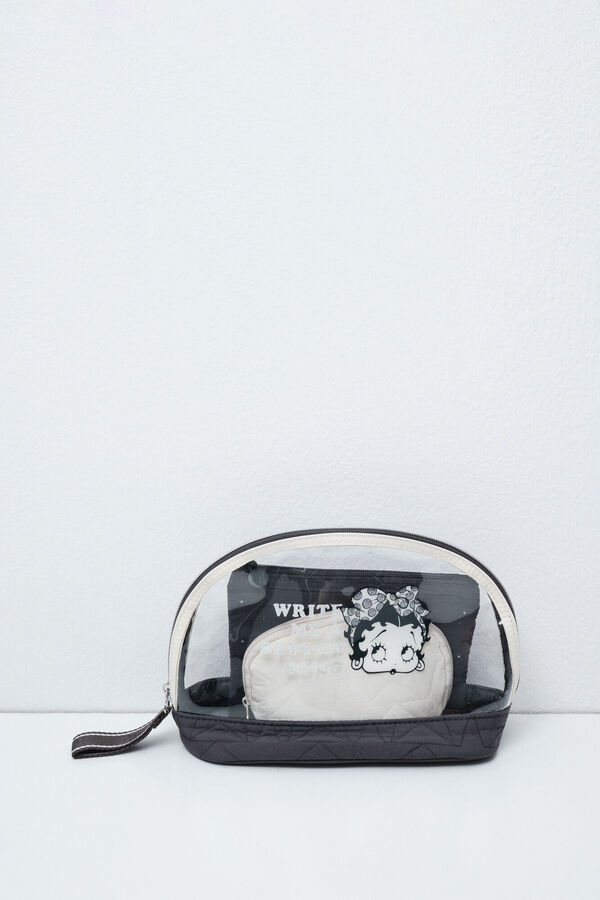 Women'secret Pack neceseres Betty Boop gris
