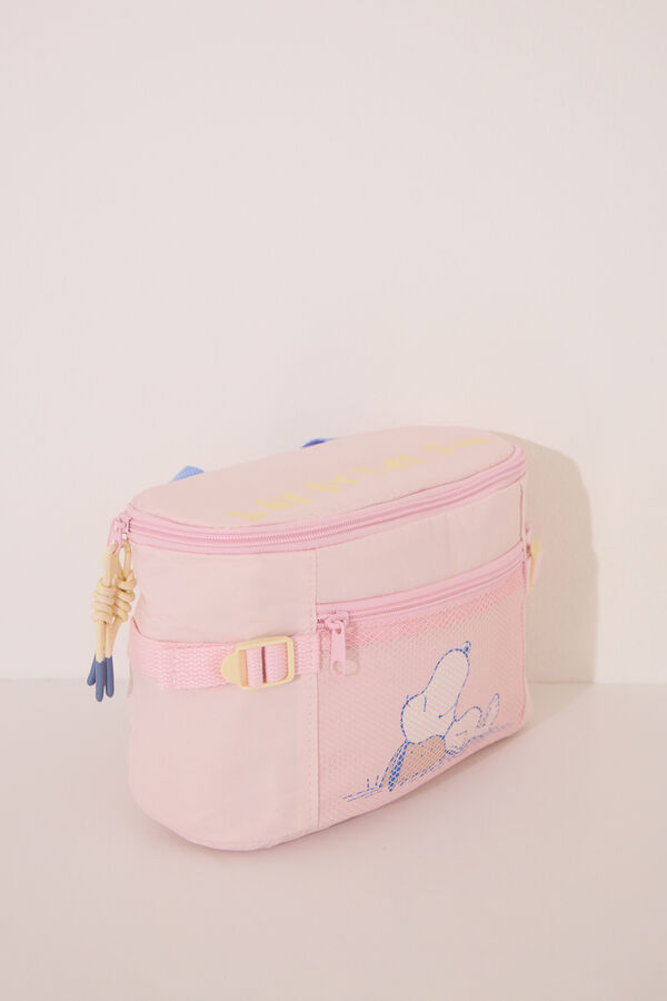Womensecret Gran neceser rosa de Snoopy rosa
