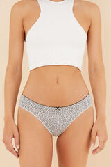 Womensecret Pack 7 panties brasileños algodón negro amarillo