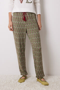 Womensecret Pantalón pijama flores supersoft estampado