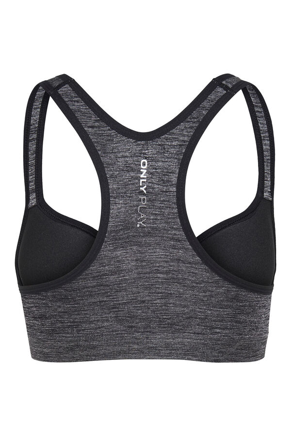 Only Play Brasier deportivo de intensidad de media negro