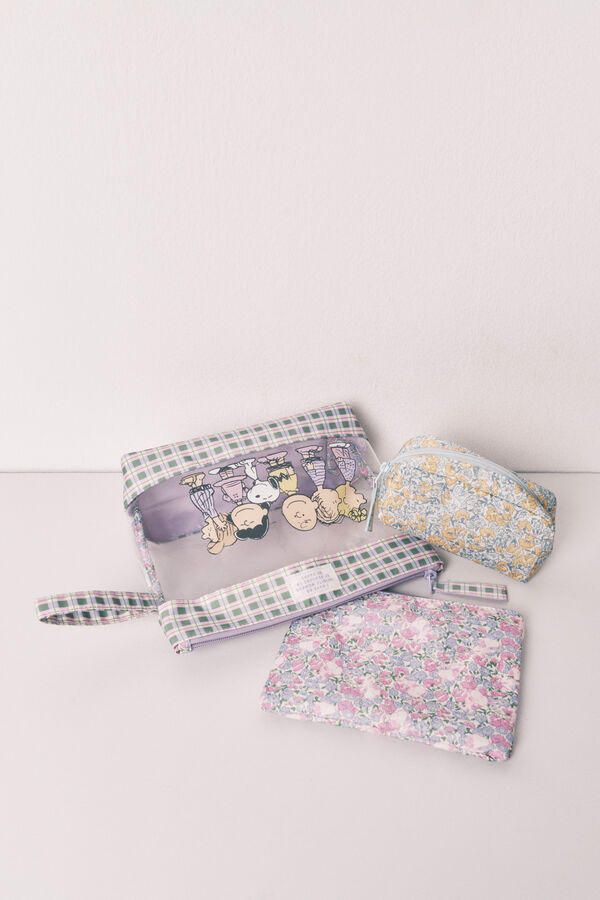 Women'secret Pack 3 neceseres Snoopy & Co estampado