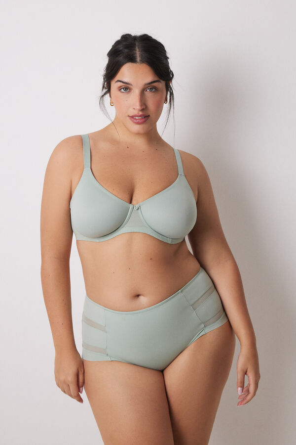 Womensecret Brasier REAL reductor microfibra verde verde