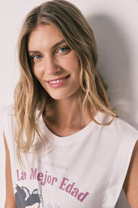 Women'secret Pijama corta de algod&oacute;n Mafalda