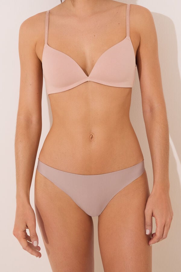Womensecret Pack de 2 panties clásica de microfibra  blanco