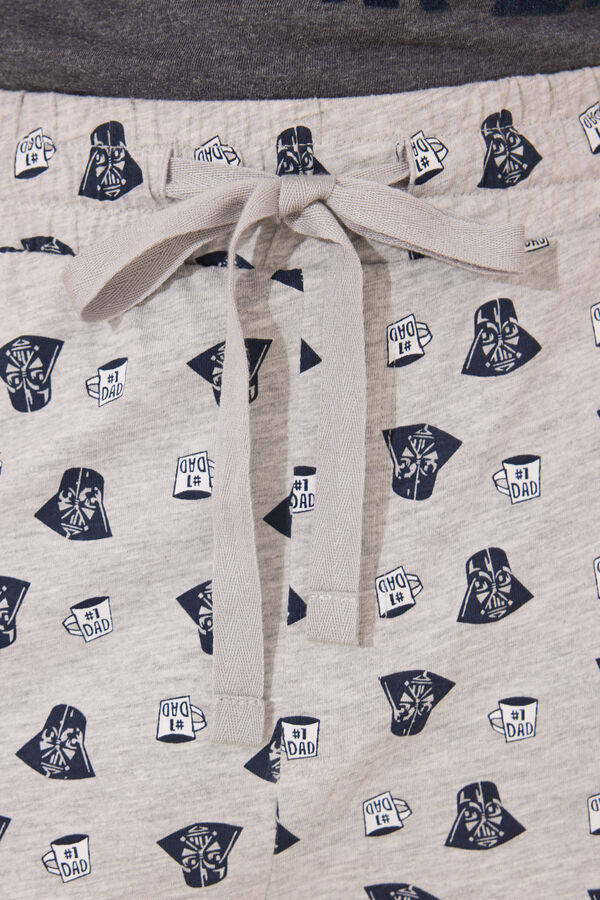 Womensecret Pijama de Star Wars para hombre 100% algodón gris