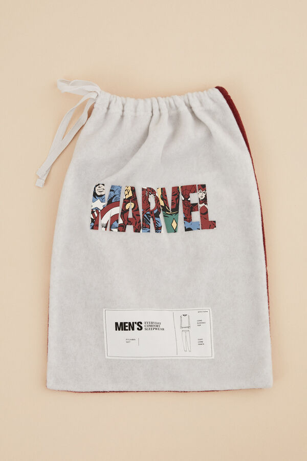 Womensecret Pijama larga hombrepolar Marvel gris