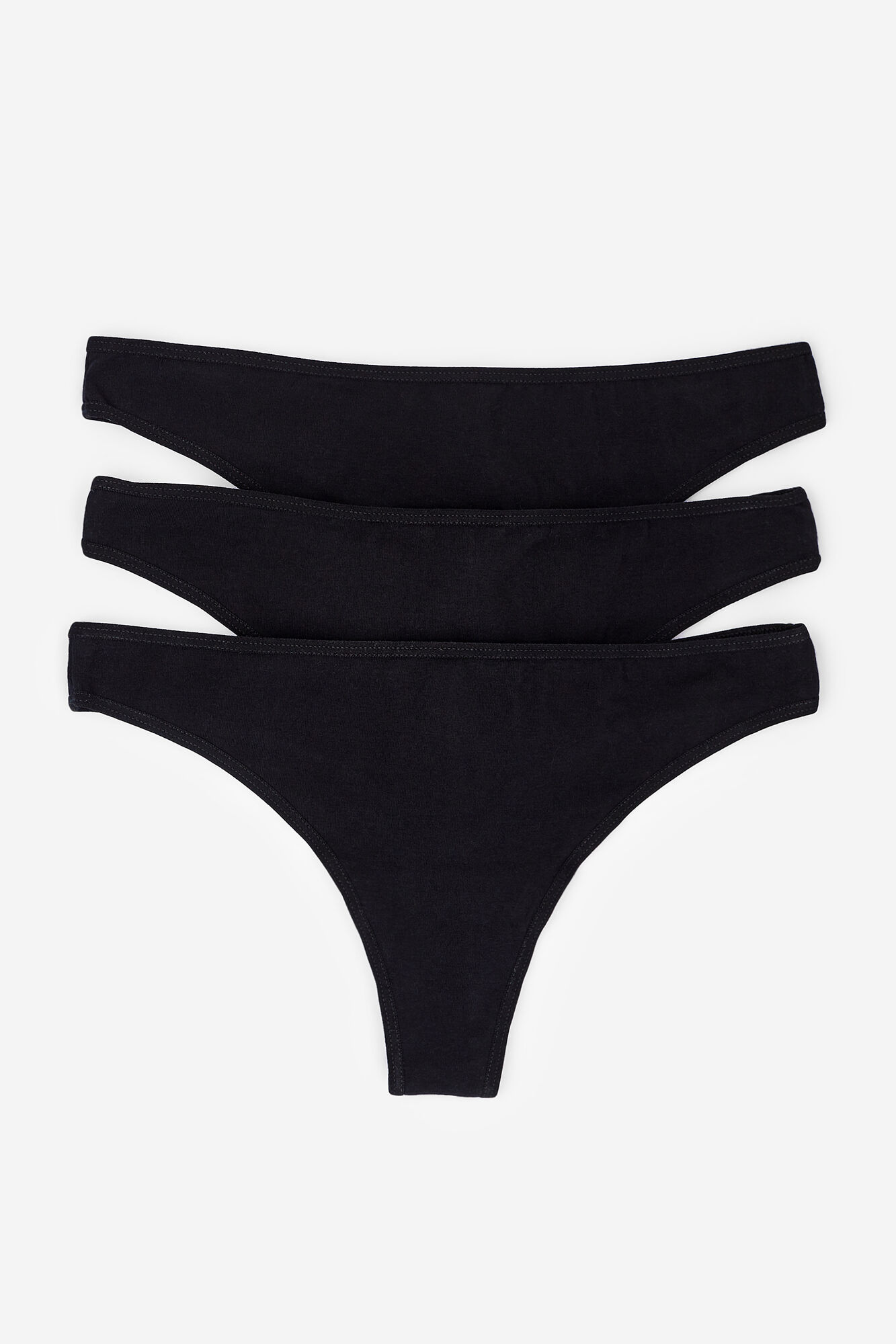 Women'secret Pack 3 bragas tangas de algod&oacute;n