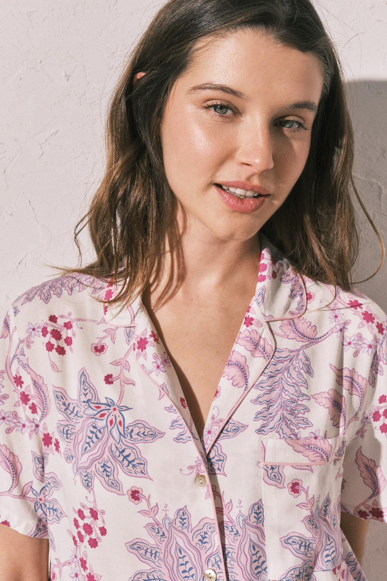 Women'secret Pijama larga camisera estampado flores