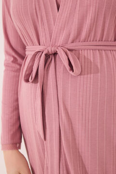 Womensecret Bata midi de punto " premamá " en color rosa rosa