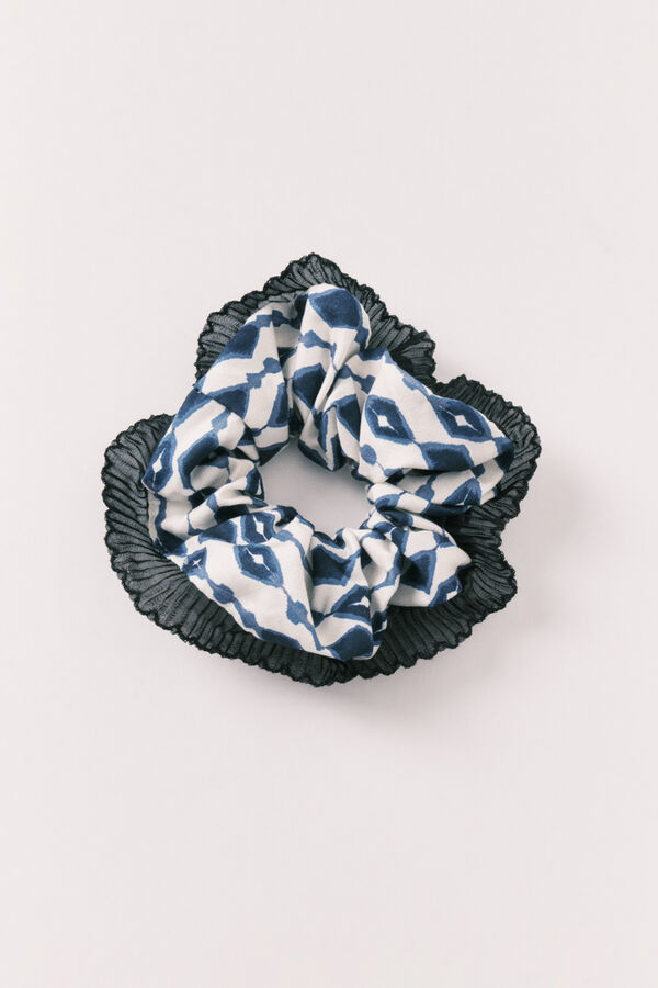 Women'secret Scrunchie estampado geom&eacute;trico estampado