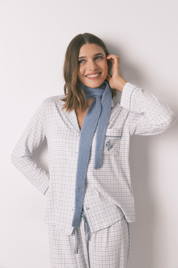 Women'secret Pa&ntilde;uelo cuello punto azul