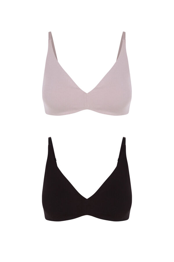 Womensecret Pack de 2 sujetadores triangulares 