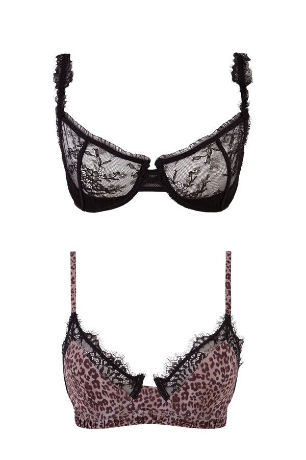 Womensecret Conjunto de sujetador y sujetador 