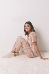 Womensecret Conjunto de zapatillas y pijama 
