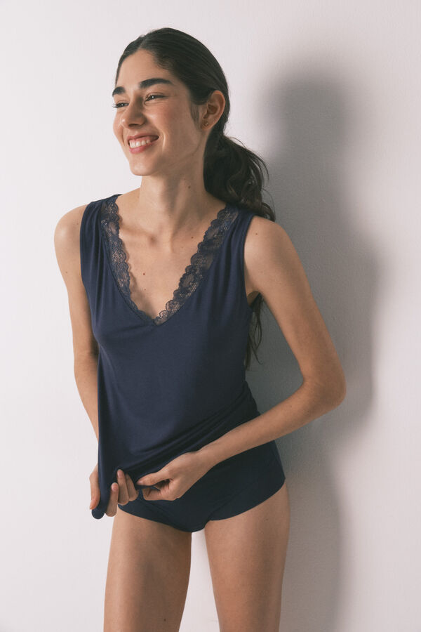 Womensecret Conjunto de camiseta y braga 