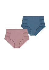 Womensecret Pack de 2 bragas altas 