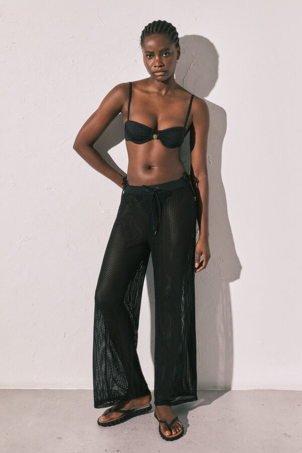 Womensecret Conjunto de top y pantal&oacute;n 