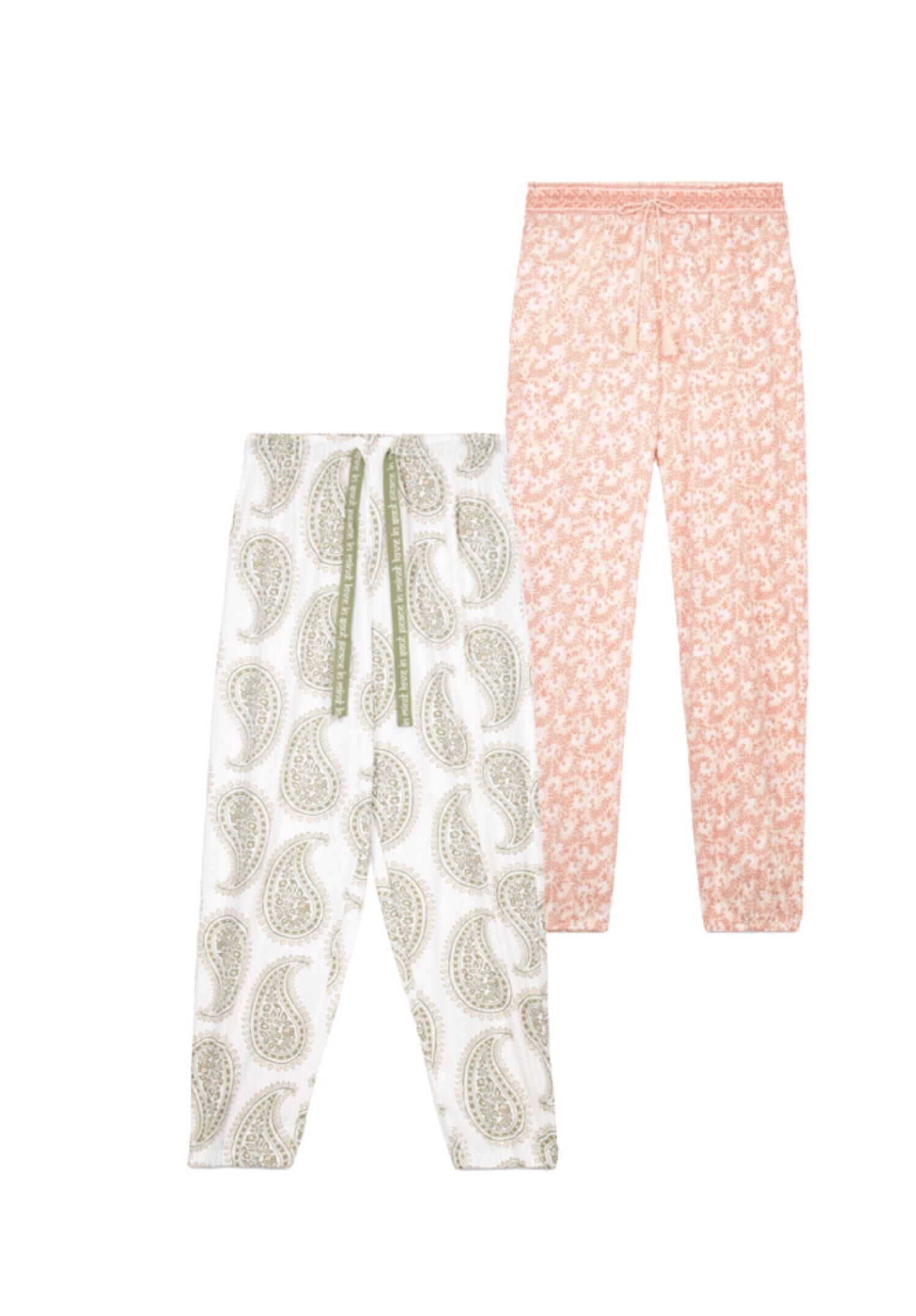 Womensecret Pack de 2 pantalones de pijama 