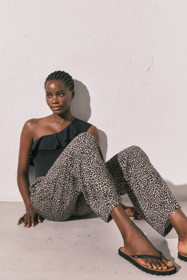 Womensecret Conjunto de pantal&oacute;n y ba&ntilde;ador 