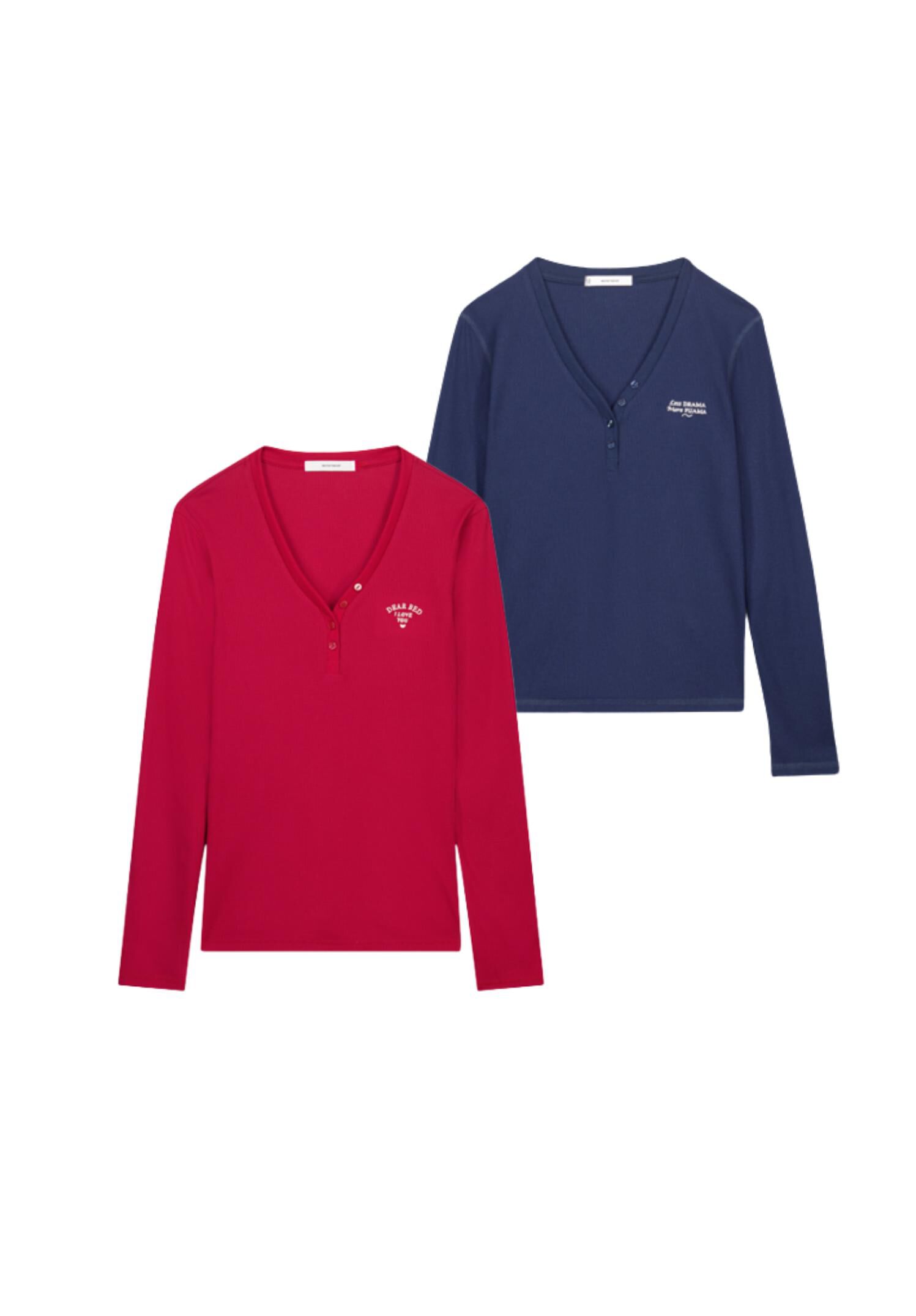 Womensecret Pack de 2 camisetas de pijamas 